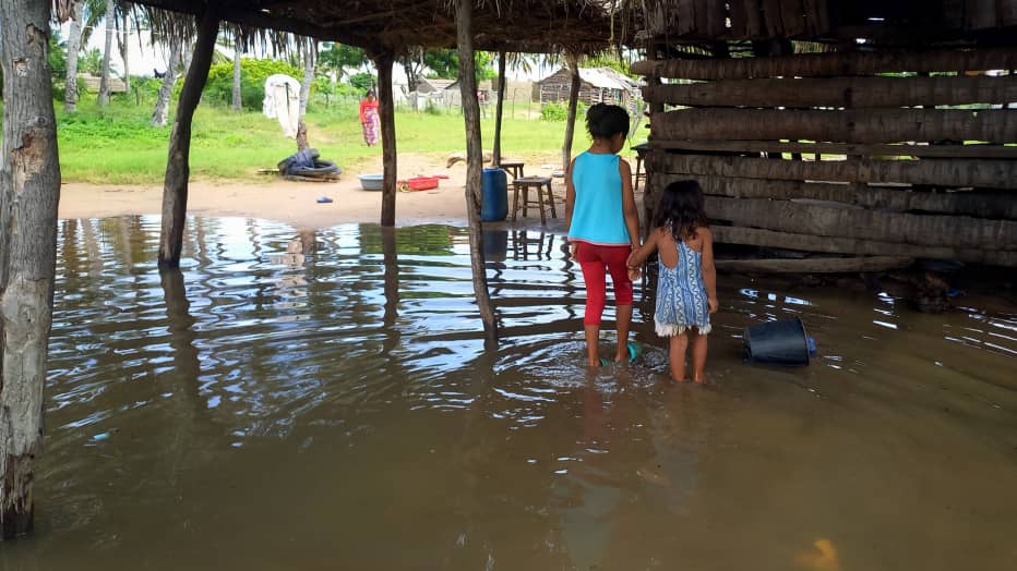 sanitario Carmelo De Grazia Suárez// Inundaciones afectan a familias en la Guajira